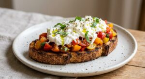 BRUSCHETTA AL POMODORO CON STRACCIATA